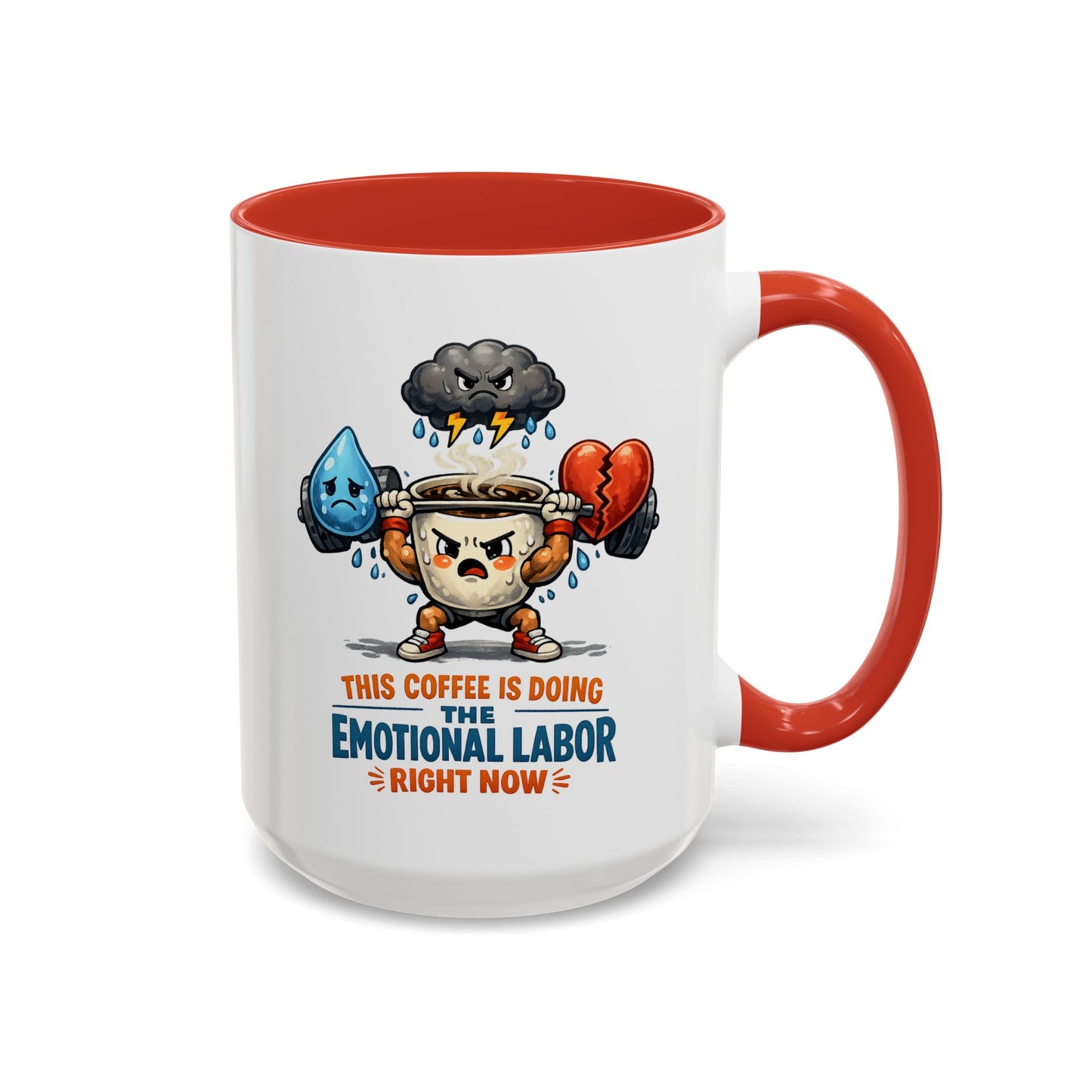 Emotional Labor Burned Out Coffee Mug