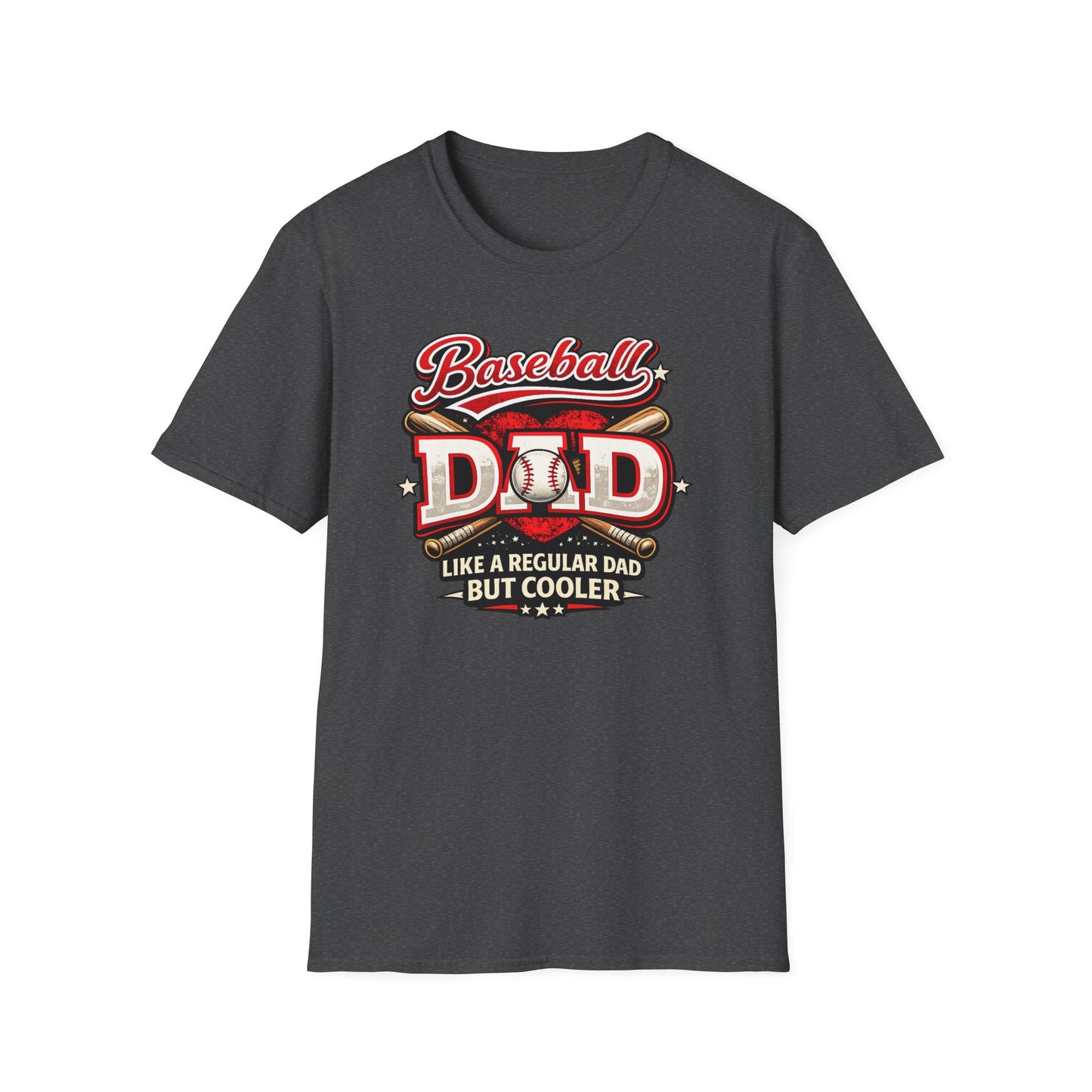 Baseball Dad Like a Regular Dad But Cooler T‑Shirt