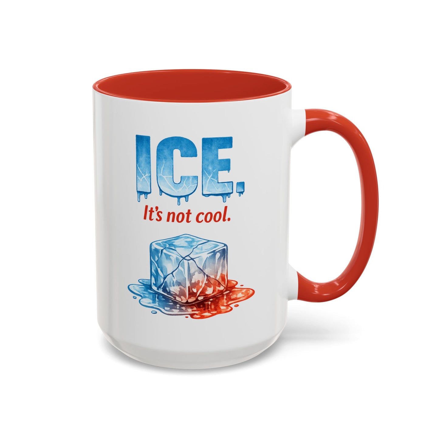 ICE Its Not Cool Protest Mug