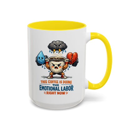 Emotional Labor Burned Out Coffee Mug
