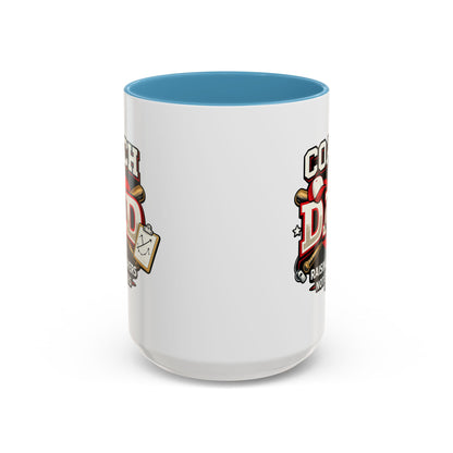 Raising Players Not Excuses Baseball Dad Coach Coffee Mug