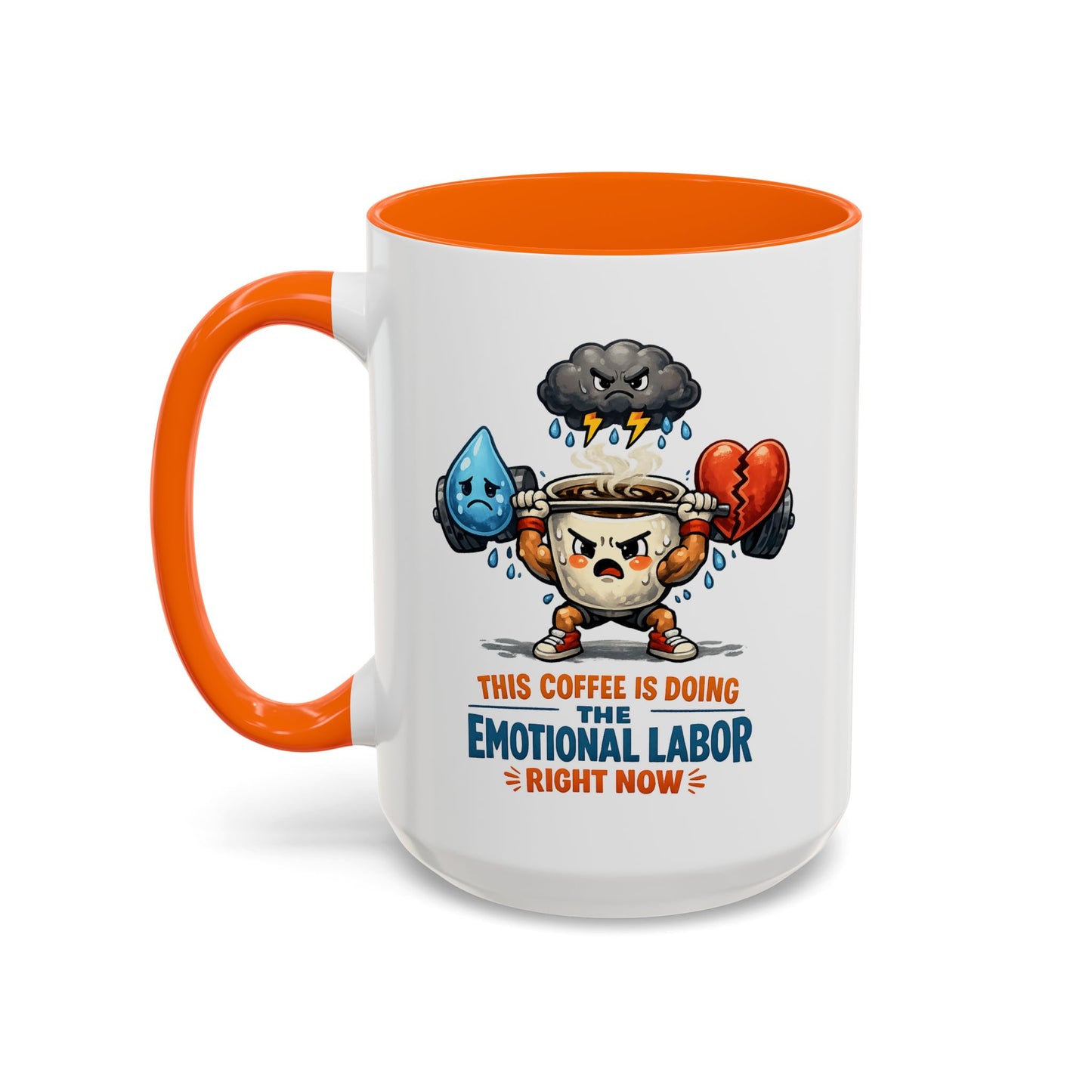 Emotional Labor Burned Out Coffee Mug