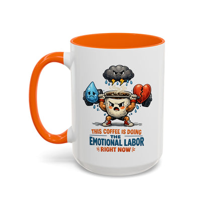 Emotional Labor Burned Out Coffee Mug