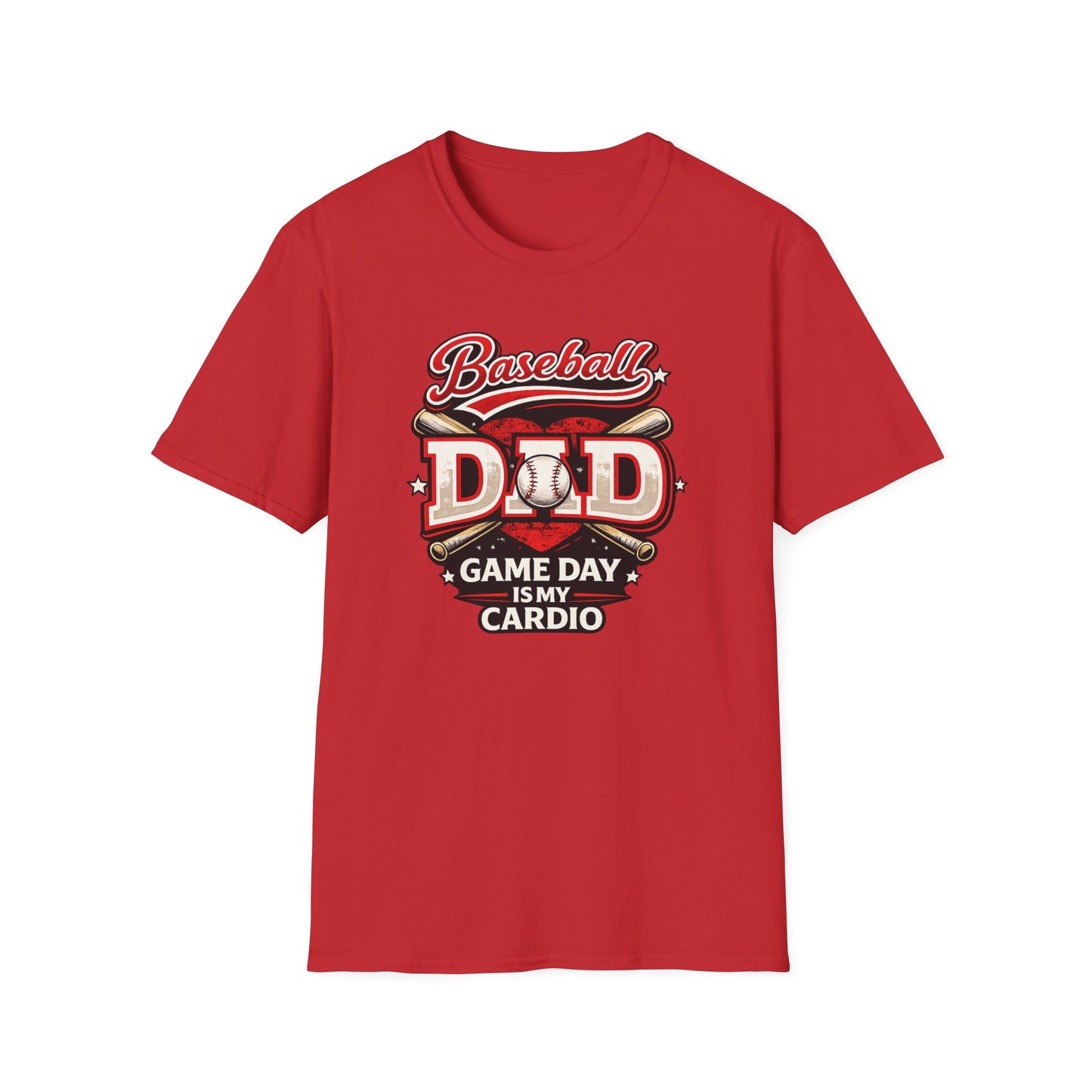 Game Day Is My Cardio Funny Sports Dad T-Shirt