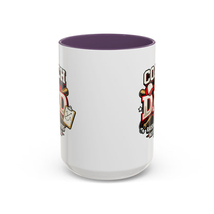 Raising Players Not Excuses Baseball Dad Coach Coffee Mug