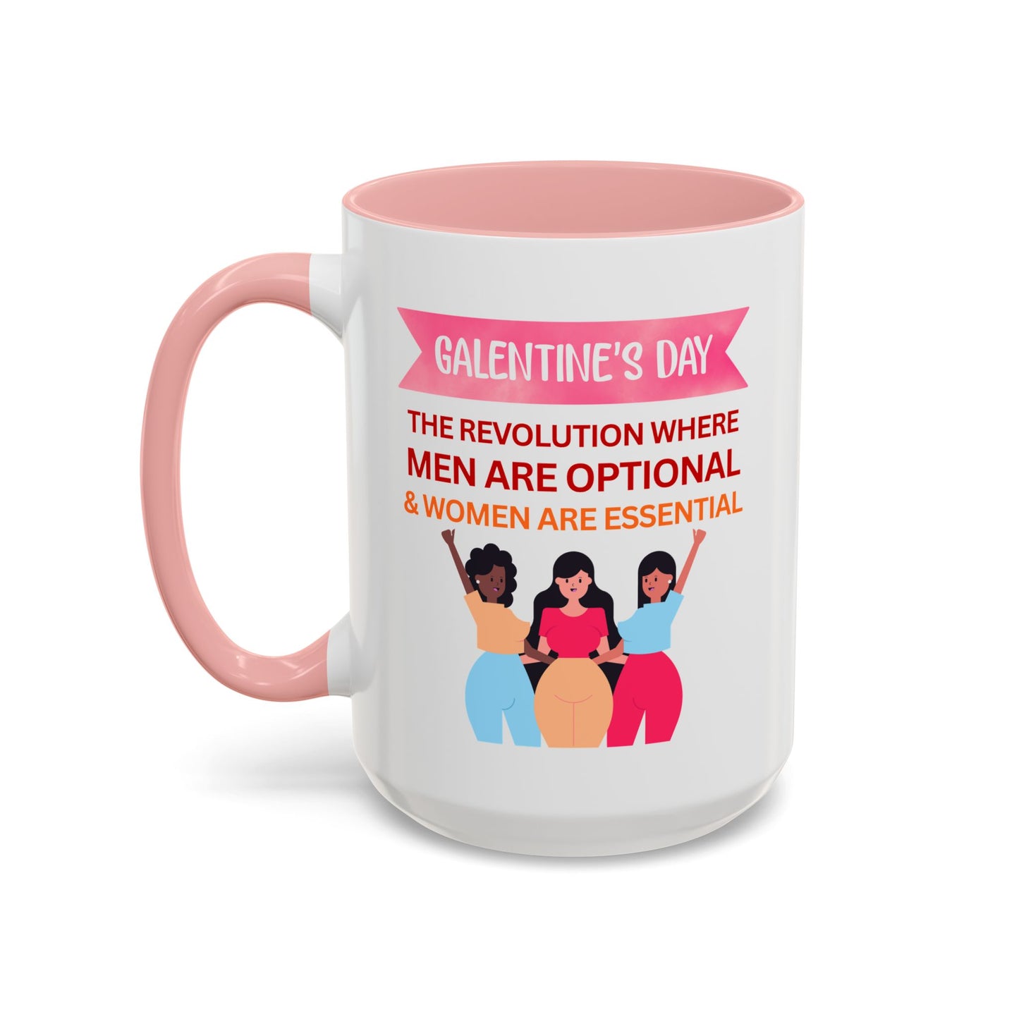 Galentine's Day Men Are Optional Coffee Mug