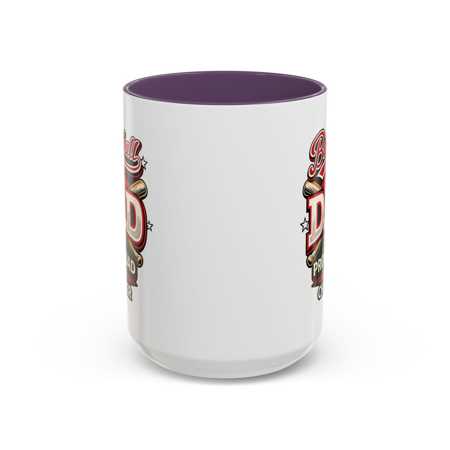 Proud Dad Loud Cheerer Baseball Coffee Mug