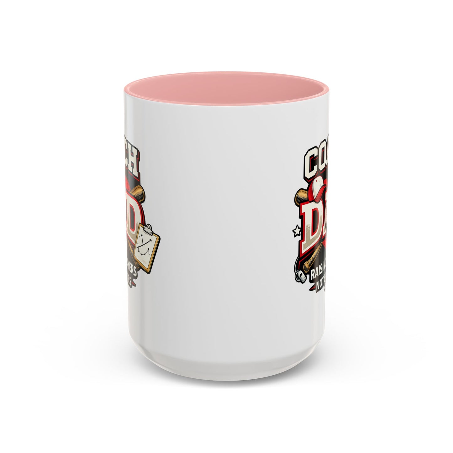 Raising Players Not Excuses Baseball Dad Coach Coffee Mug
