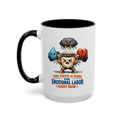 Emotional Labor Burned Out Coffee Mug