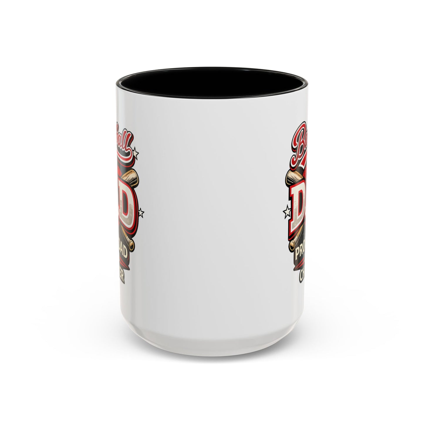 Proud Dad Loud Cheerer Baseball Coffee Mug