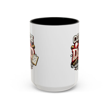 Raising Players Not Excuses Baseball Dad Coach Coffee Mug