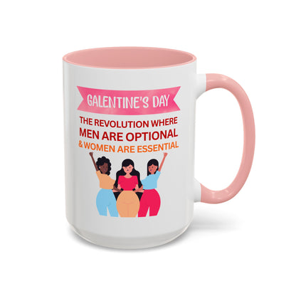 Galentine's Day Men Are Optional Coffee Mug