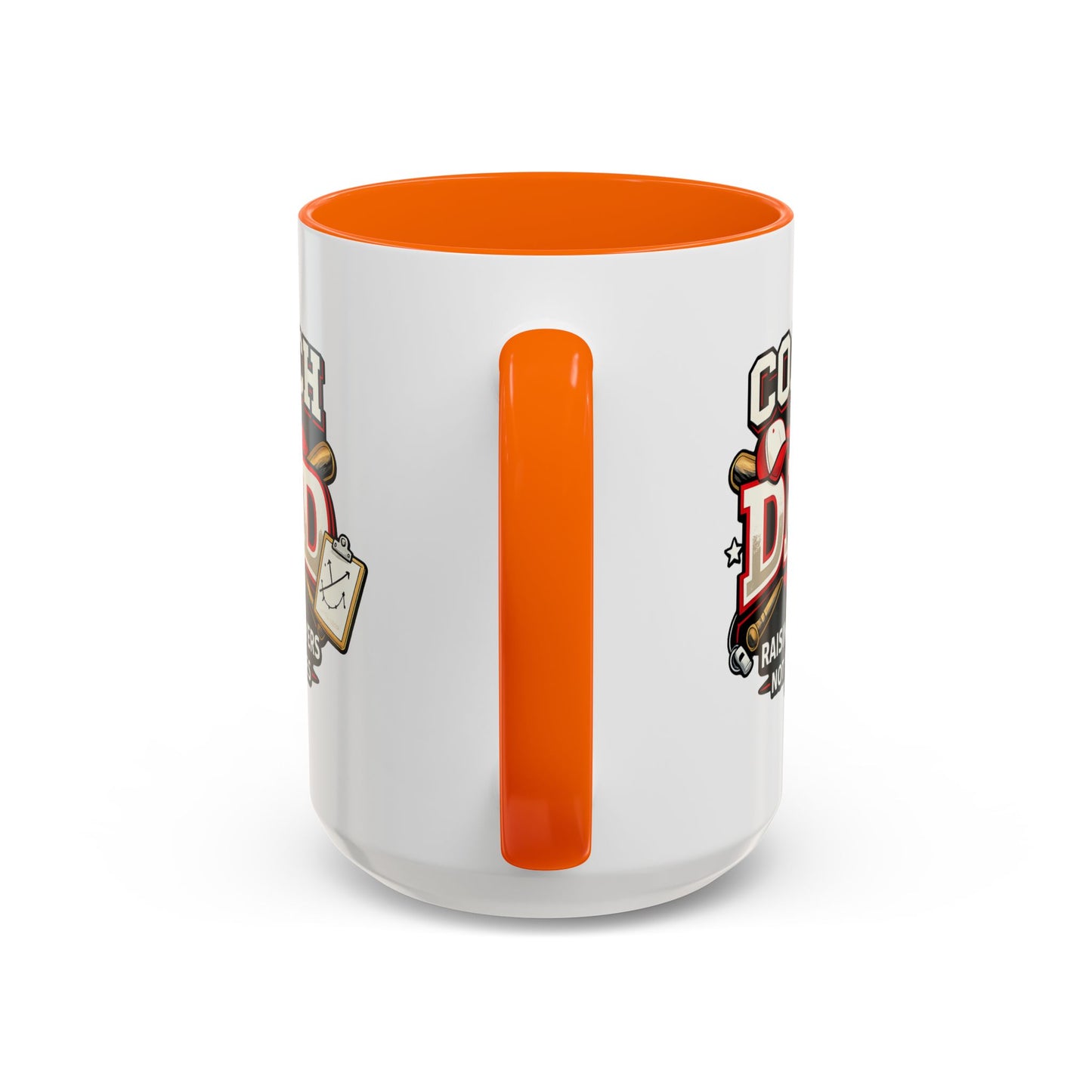 Raising Players Not Excuses Baseball Dad Coach Coffee Mug