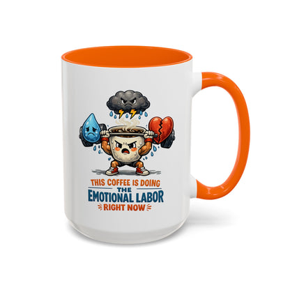 Emotional Labor Burned Out Coffee Mug