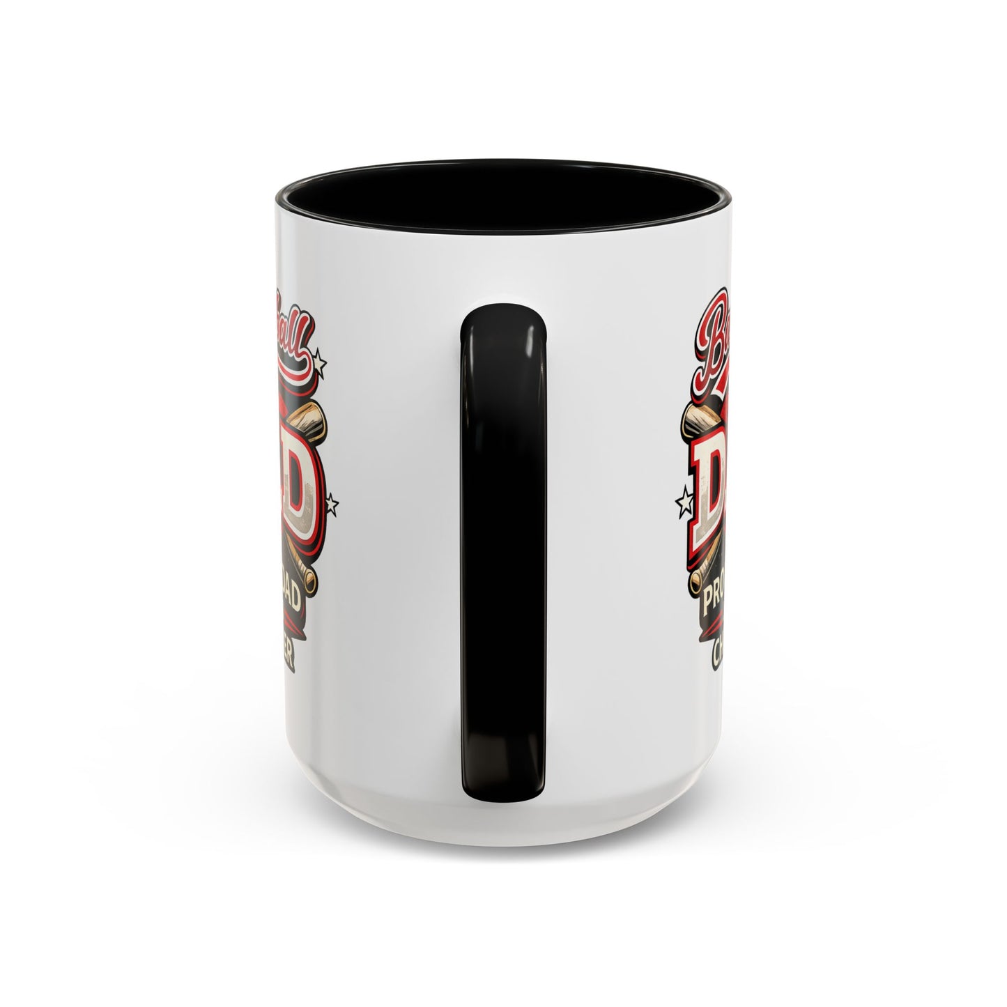 Proud Dad Loud Cheerer Baseball Coffee Mug