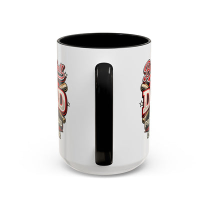 Proud Dad Loud Cheerer Baseball Coffee Mug