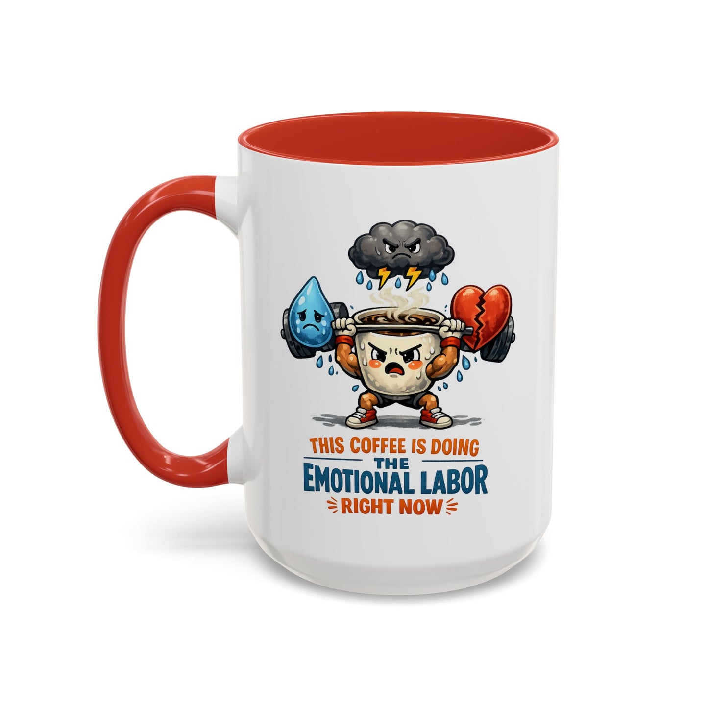 Emotional Labor Burned Out Coffee Mug