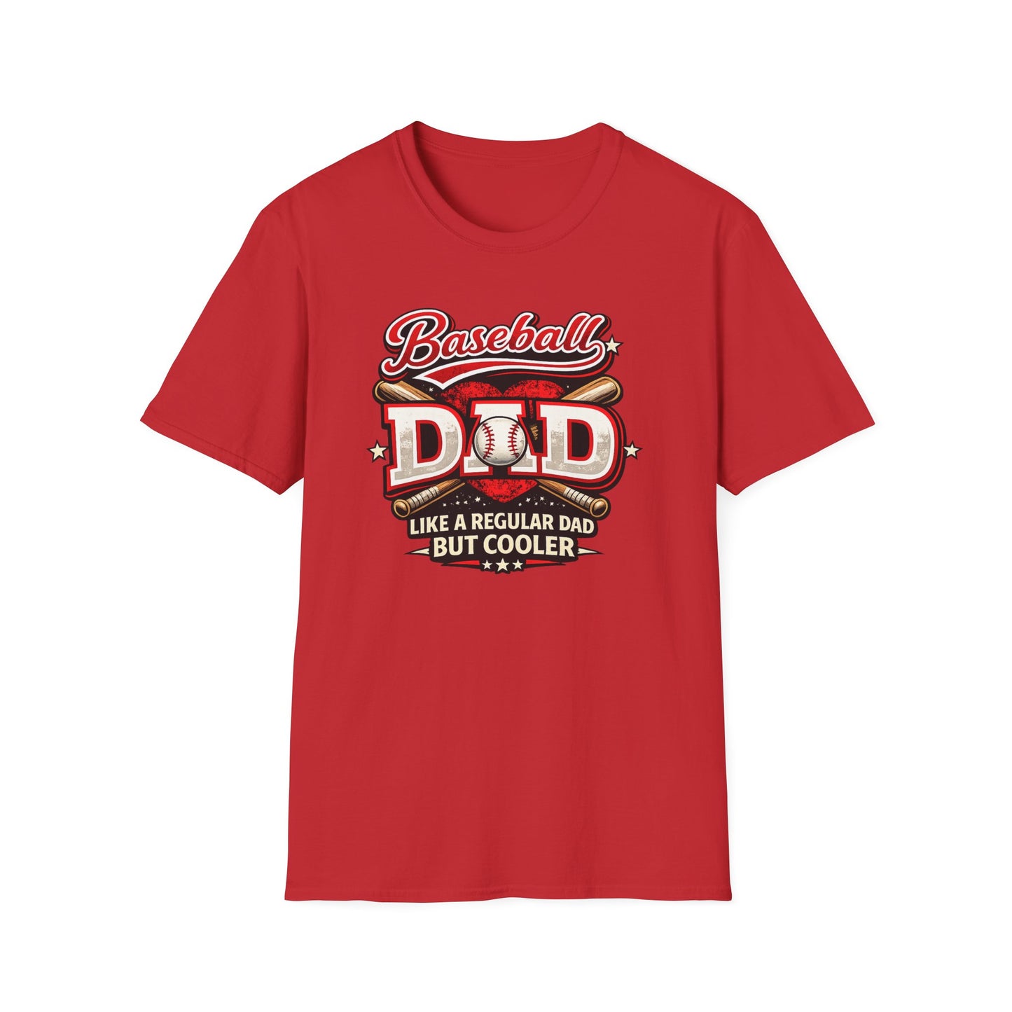 Gift for baseball dad graphic tee
