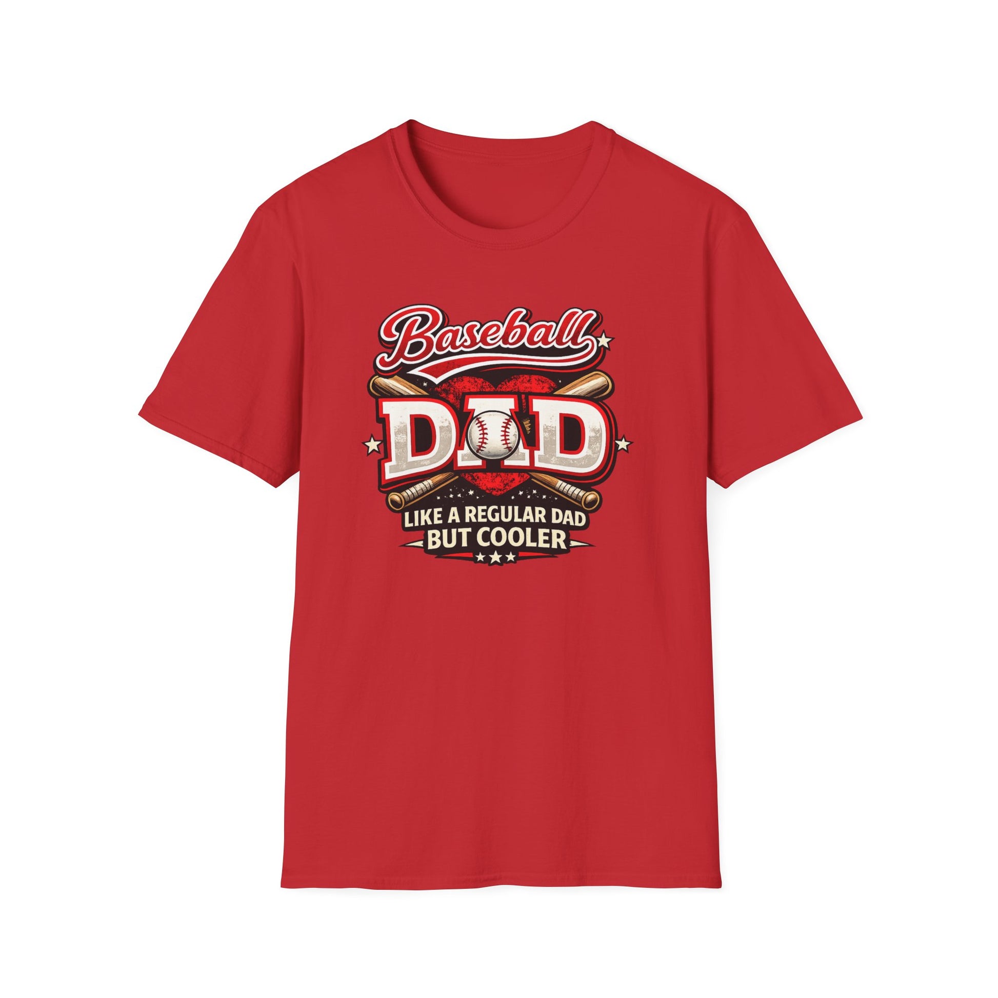 Gift for baseball dad graphic tee