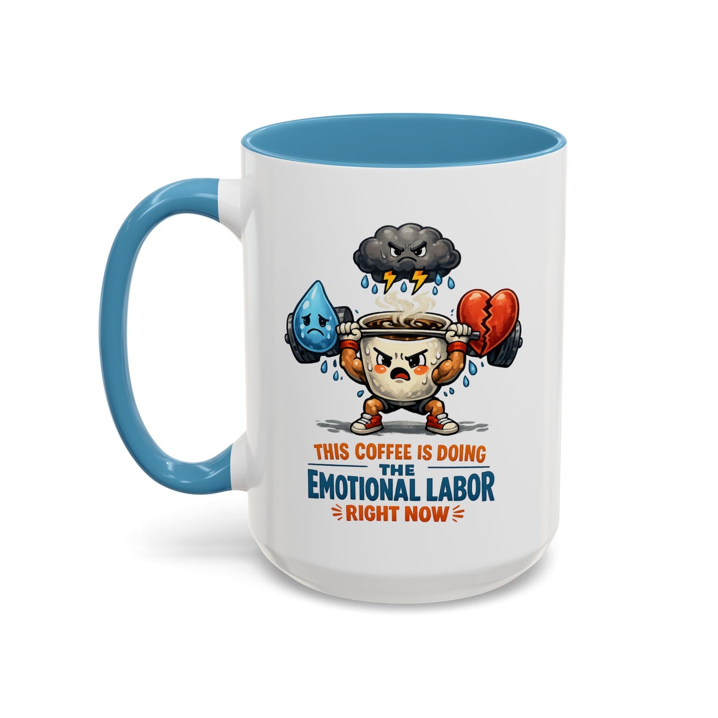 Emotional Labor Burned Out Coffee Mug