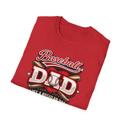 Baseball Dad Like a Regular Dad But Cooler T‑Shirt