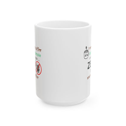 Introvert Coffee Mug Funny “More Coffee Fewer People” Sarcastic Gift
