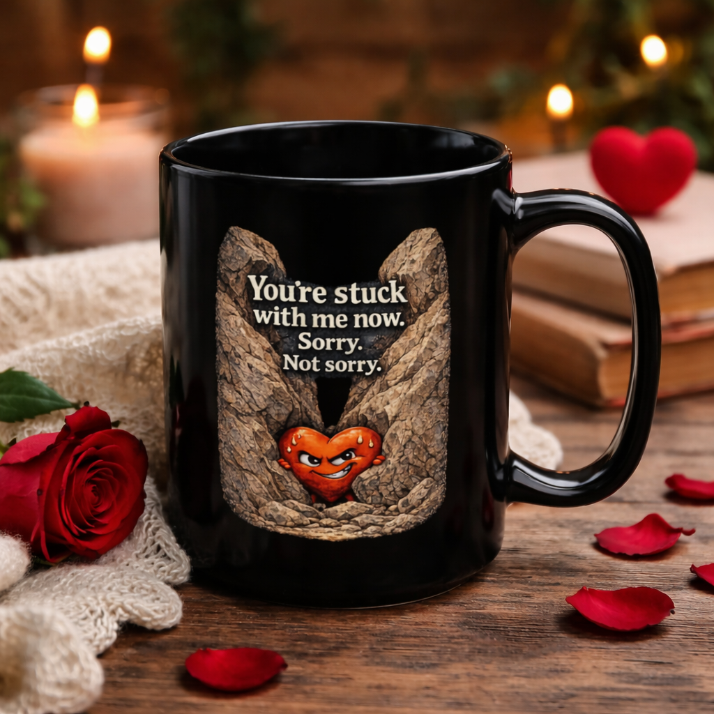 You're Stuck With Me, Sorry not Sorry Coffee Mug