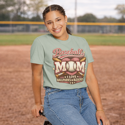 Baseball MOM I Love Ballparks & Bleachers