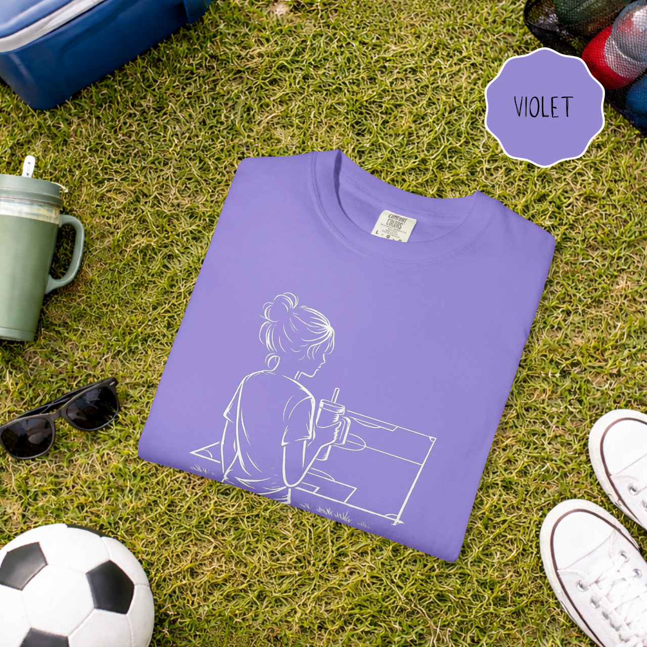 Soccer Mom Shirt Game Days Don't Run Themselves Tee, Minimalist Soccer Sideline Graphic, Sports Mom Gift