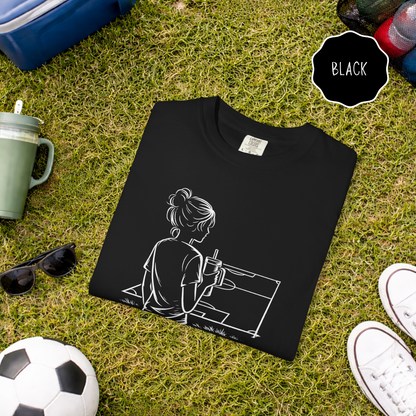 Soccer Mom Shirt Game Days Don't Run Themselves Tee, Minimalist Soccer Sideline Graphic, Sports Mom Gift