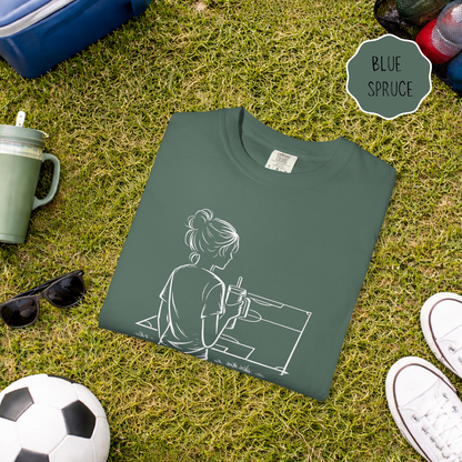 Soccer Mom Shirt Game Days Don't Run Themselves Tee, Minimalist Soccer Sideline Graphic, Sports Mom Gift