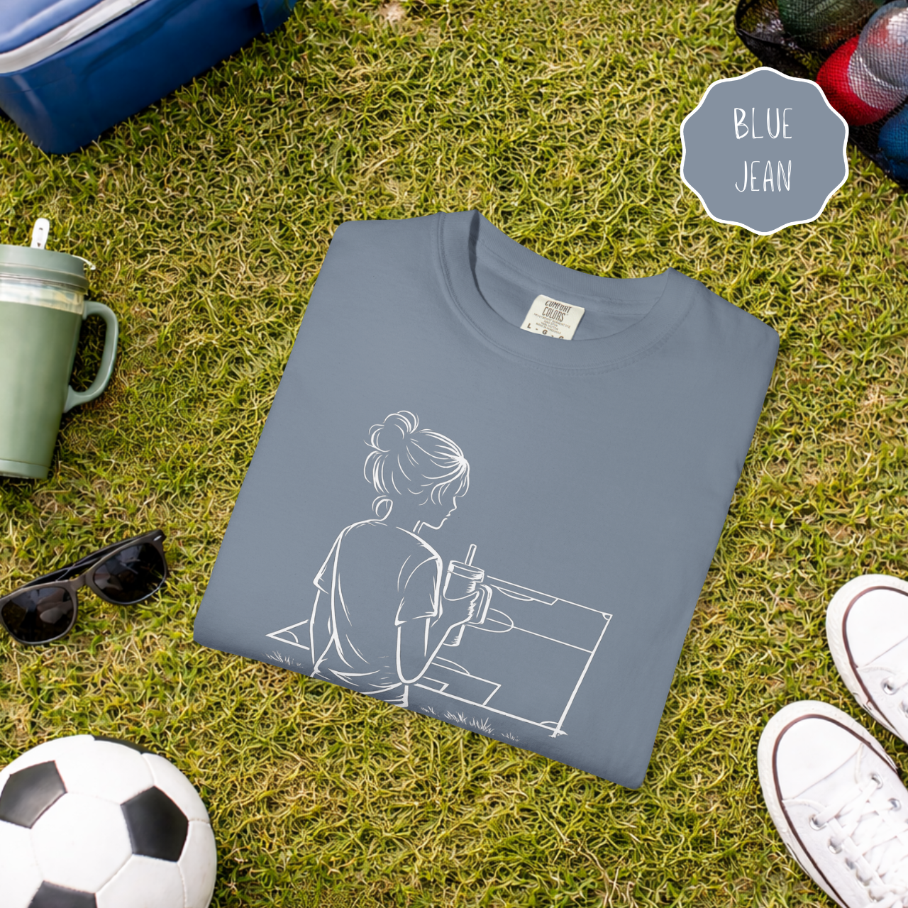 Soccer Mom Shirt Game Days Don't Run Themselves Tee, Minimalist Soccer Sideline Graphic, Sports Mom Gift