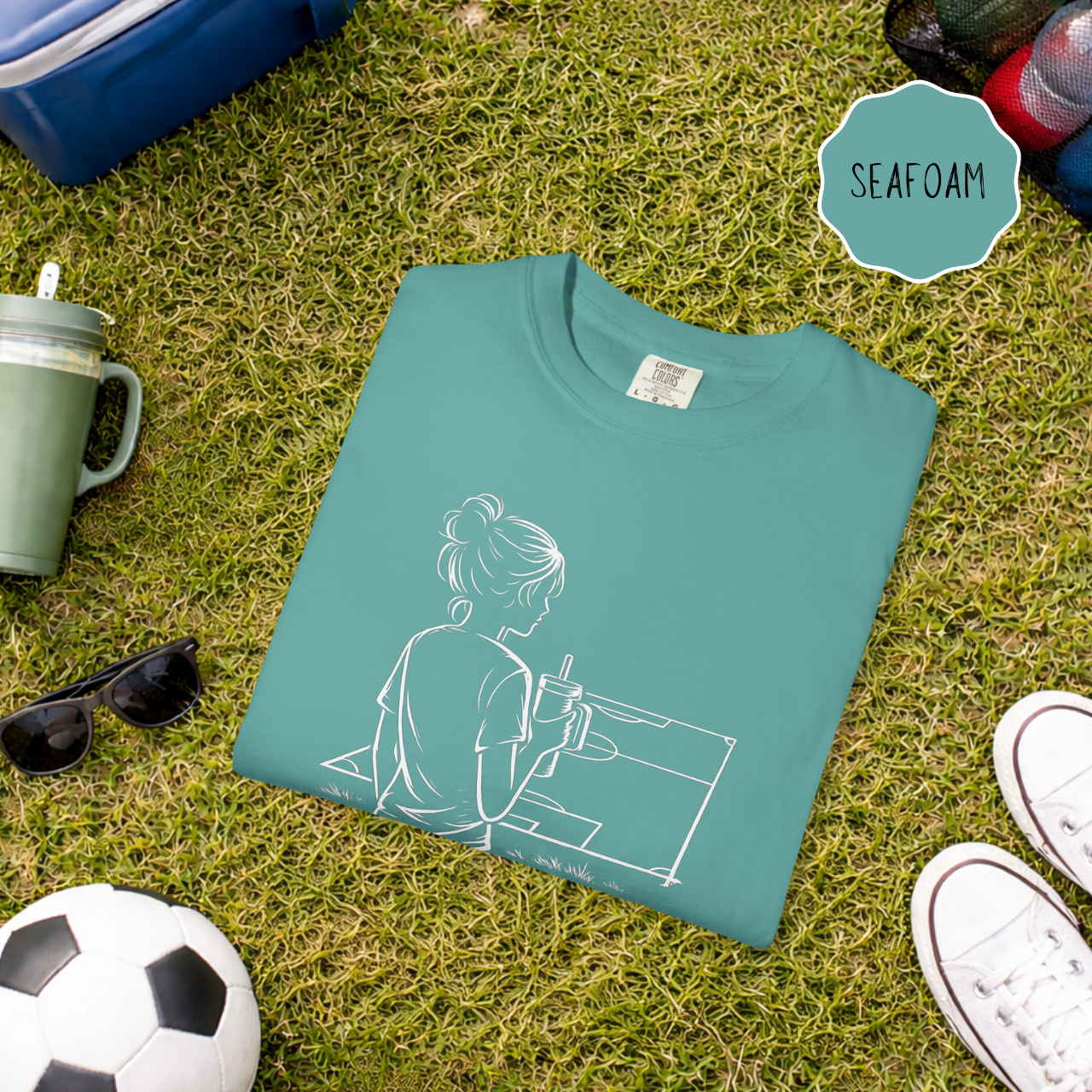 Soccer Mom Shirt Game Days Don't Run Themselves Tee, Minimalist Soccer Sideline Graphic, Sports Mom Gift
