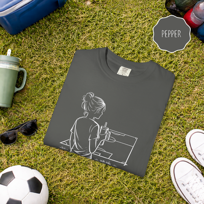 Soccer Mom Shirt Game Days Don't Run Themselves Tee, Minimalist Soccer Sideline Graphic, Sports Mom Gift