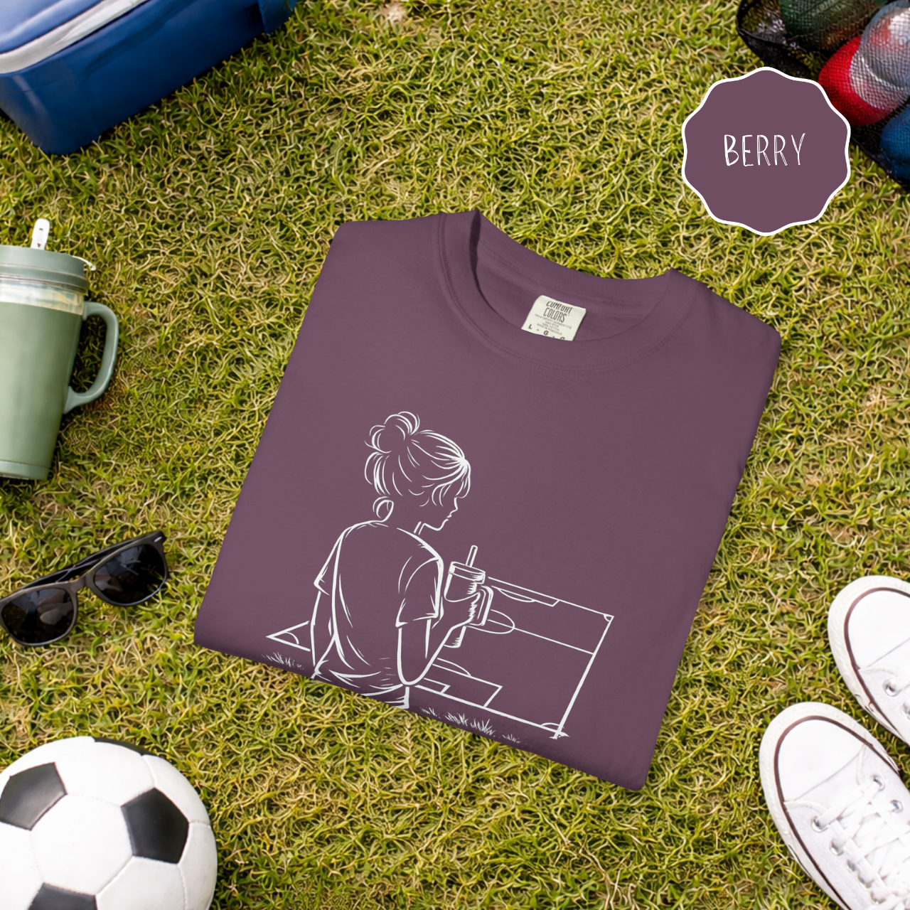 Soccer Mom Shirt Game Days Don't Run Themselves Tee, Minimalist Soccer Sideline Graphic, Sports Mom Gift