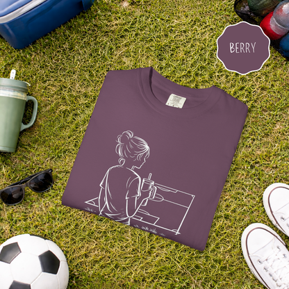 Soccer Mom Shirt Game Days Don't Run Themselves Tee, Minimalist Soccer Sideline Graphic, Sports Mom Gift