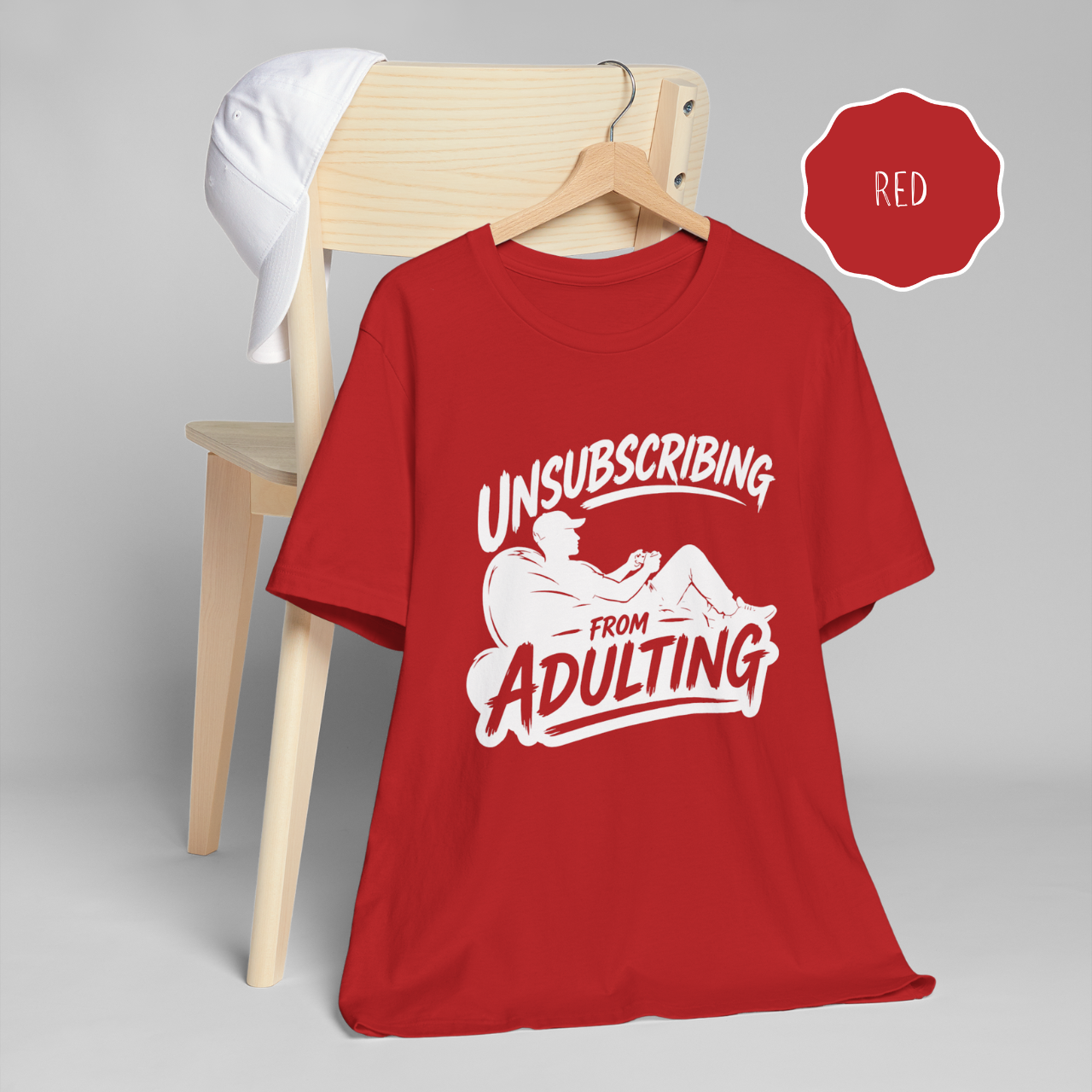 Unsubscribing From Adulting Shirt – Funny Gamer T-Shirt for Men, Gaming Humor Tee