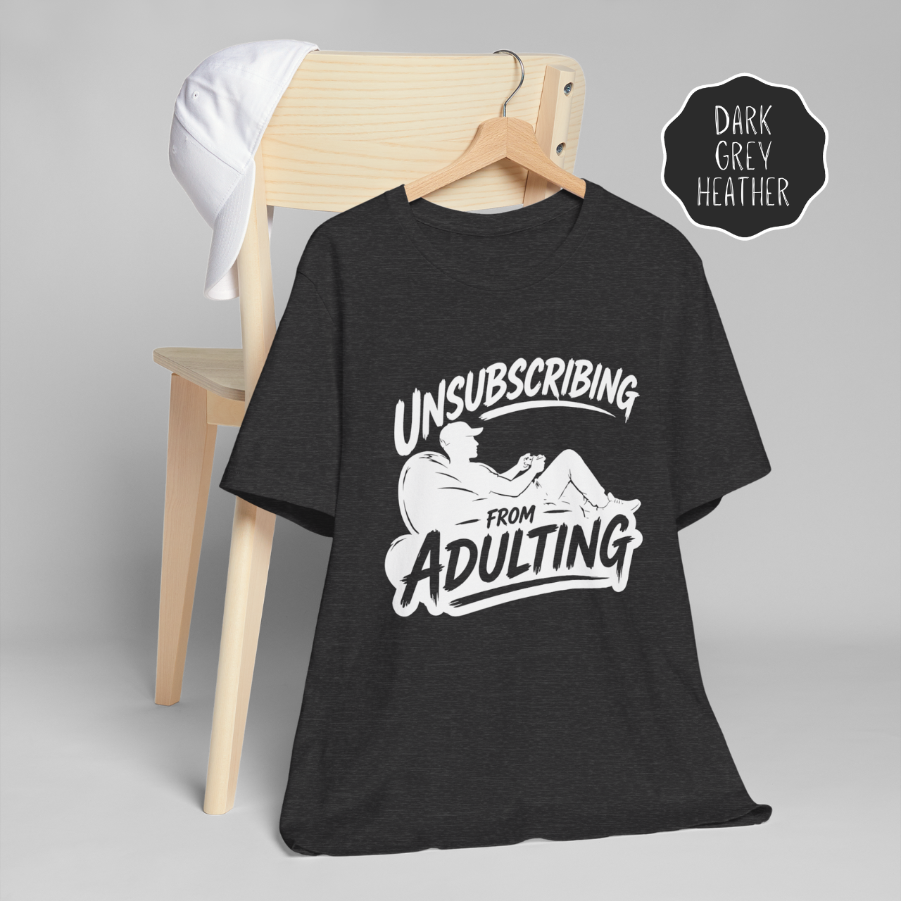 Unsubscribing From Adulting Shirt – Funny Gamer T-Shirt for Men, Gaming Humor Tee