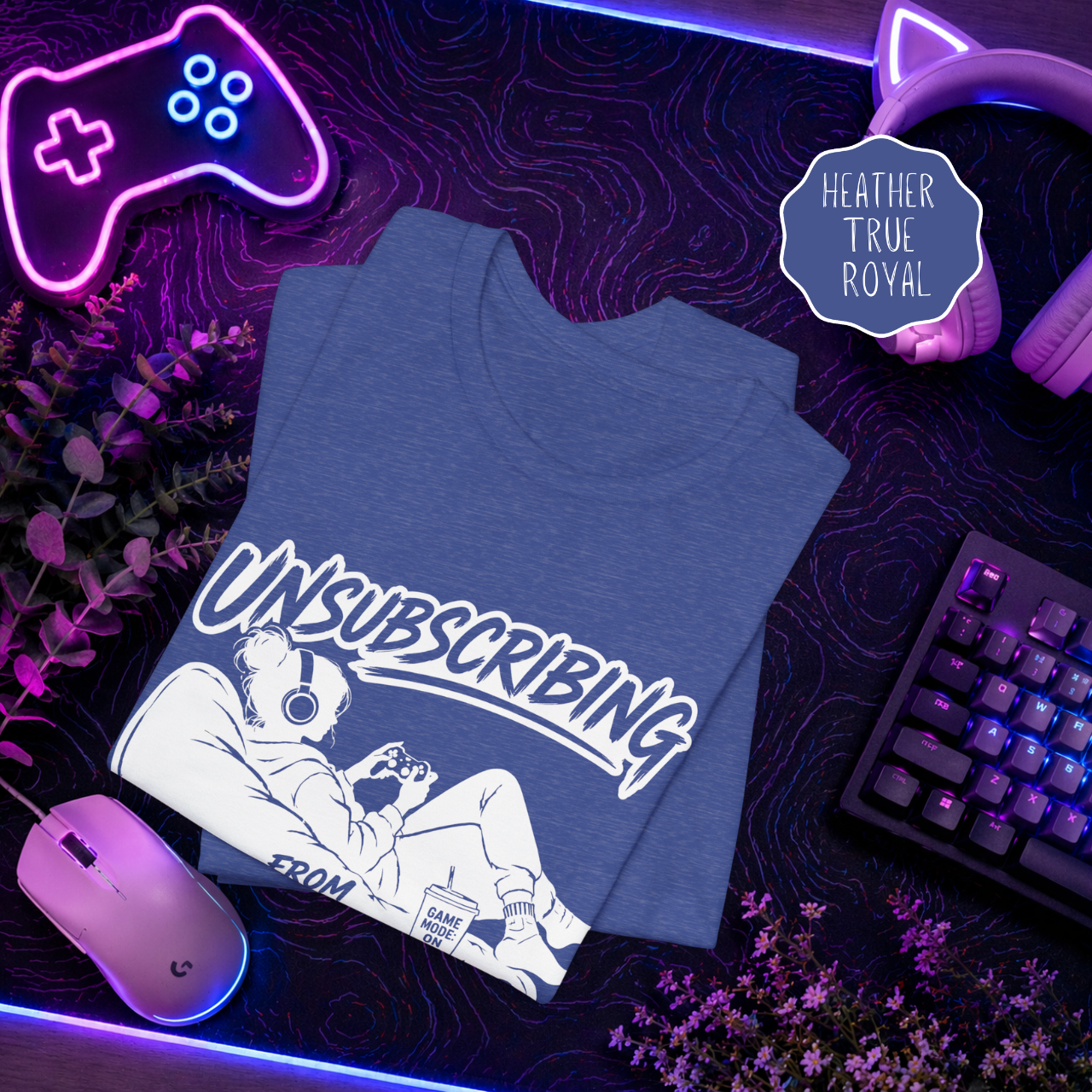 Unsubscribing From Adulting Shirt – Funny Gamer T-Shirt for Women