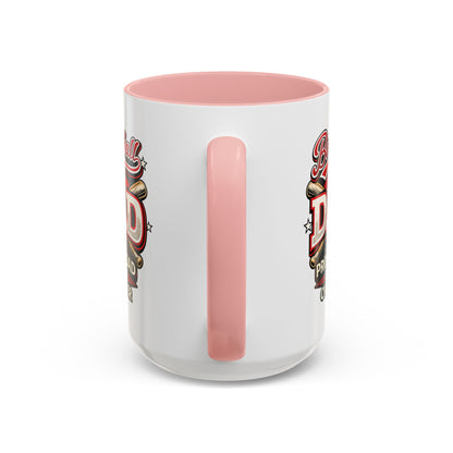 Proud Dad Loud Cheerer Baseball Coffee Mug