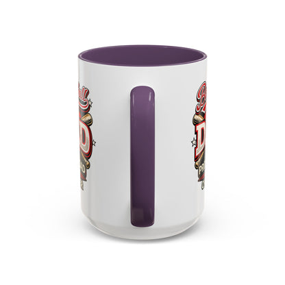 Proud Dad Loud Cheerer Baseball Coffee Mug