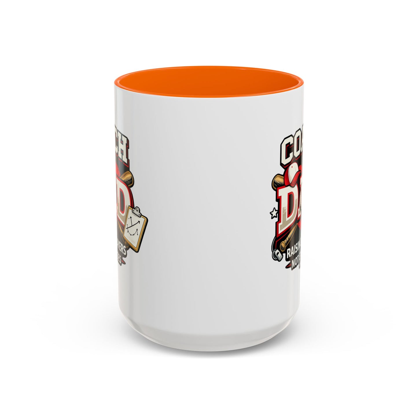 Raising Players Not Excuses Baseball Dad Coach Coffee Mug