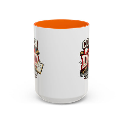Raising Players Not Excuses Baseball Dad Coach Coffee Mug