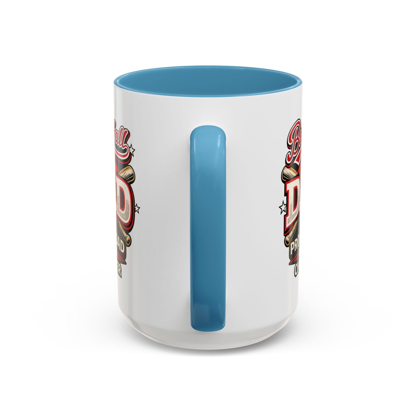 Proud Dad Loud Cheerer Baseball Coffee Mug
