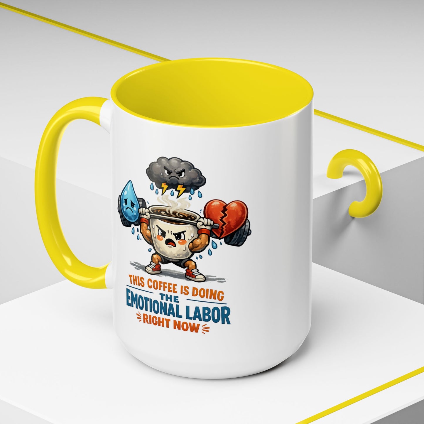 Emotional Labor Burned Out Coffee Mug