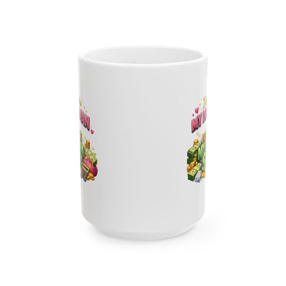 Women’s Dream Money Coffee Mug – Self-Made Quote Mug