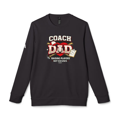 Baseball Coach Dad adidas® Sweatshirt – Raising Players Not Excuses | Coach Gift