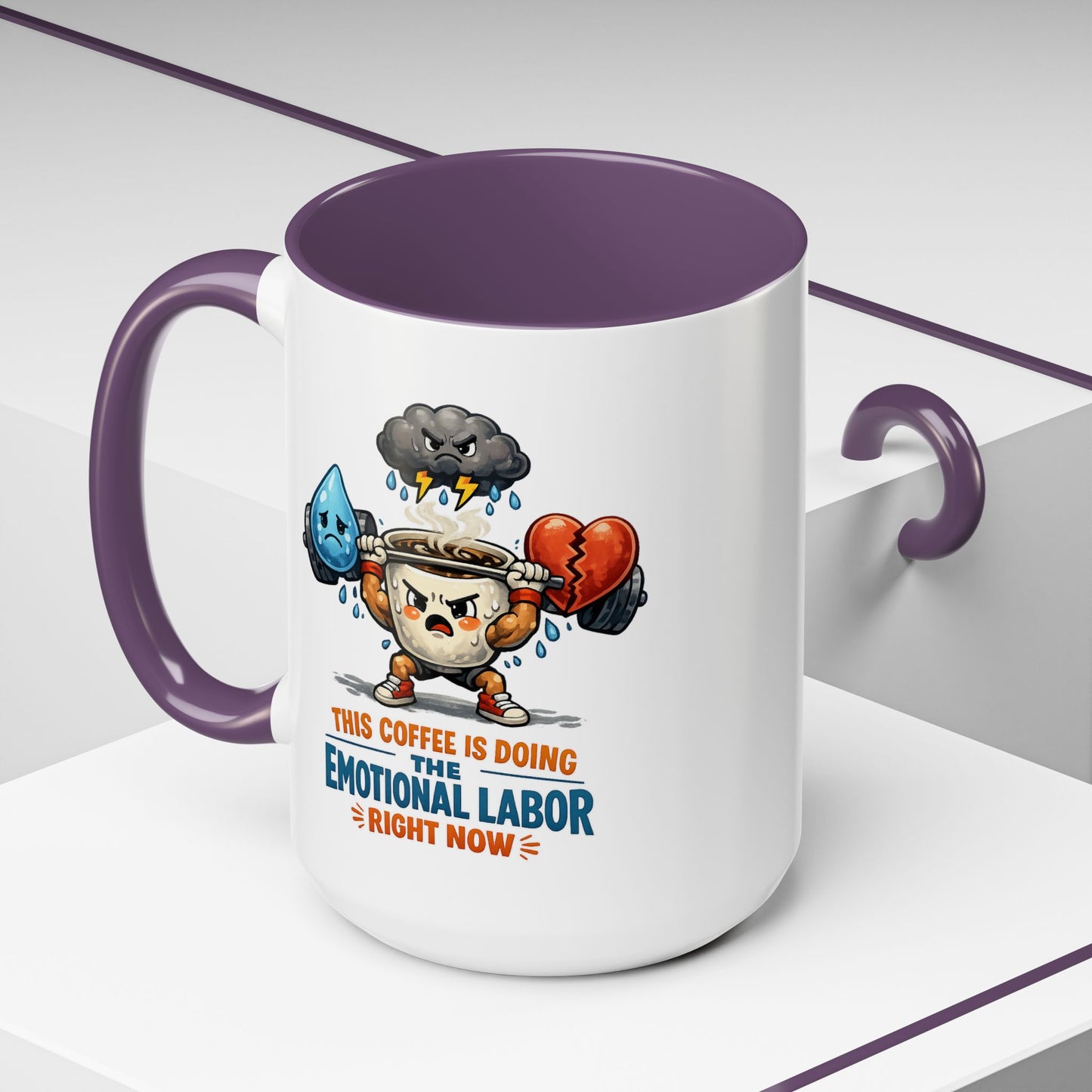 Emotional Labor Burned Out Coffee Mug