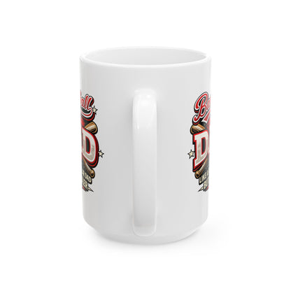 Baseball Dad Like a Regular Dad But Cooler Coffee Mug