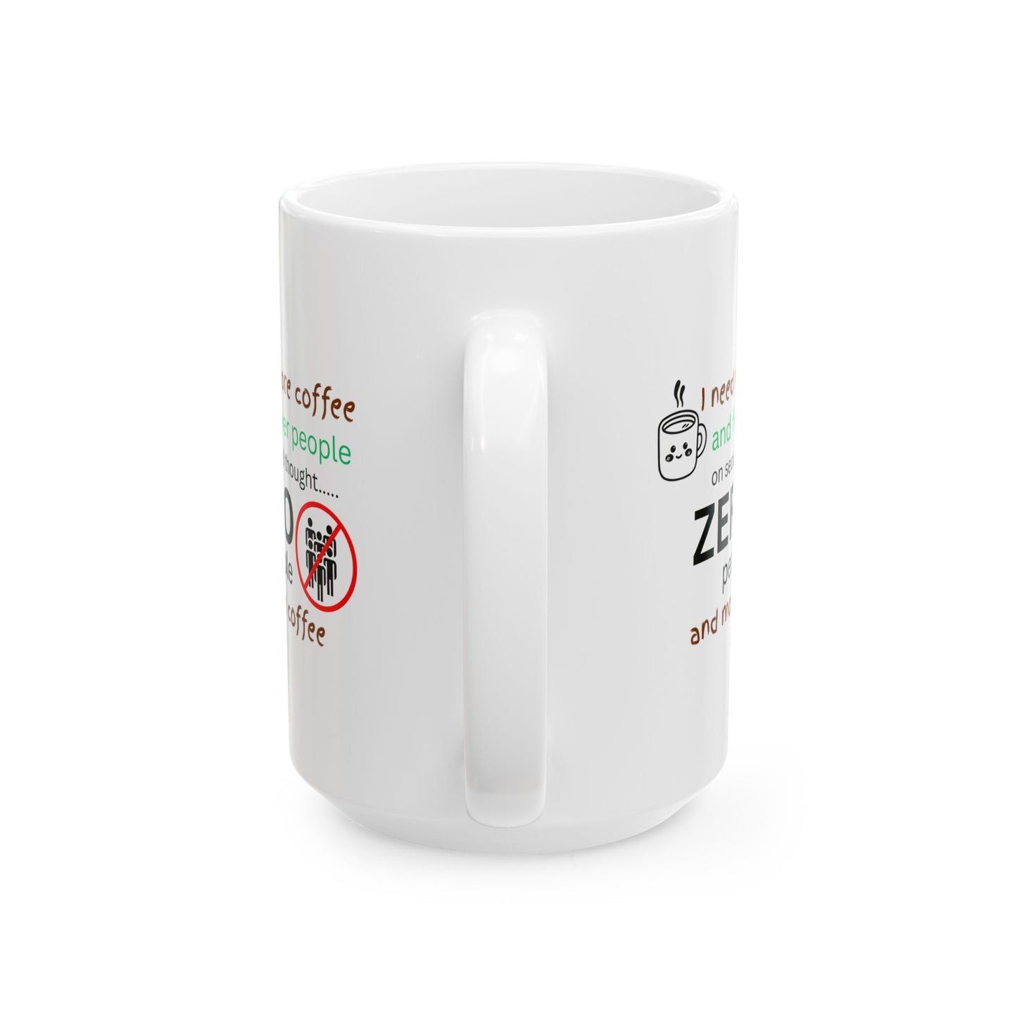 Introvert Coffee Mug Funny “More Coffee Fewer People” Sarcastic Gift